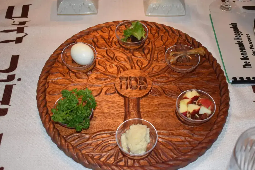 Large Tree of Life Seder plate for Passover